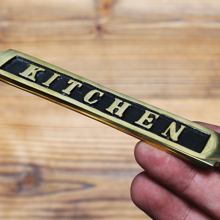 新品未使用】ダルトンサインプレート 3個セット メール便発送】真鍮製