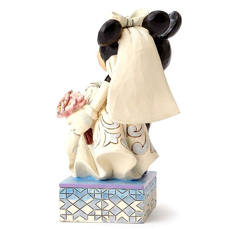 フィギュア  ミッキー＆ミニー ウェディング 約15cm enesco Disney Traditions 結婚式 結婚 レジン製 人形 置物【メーカー直送】【同梱不可】【あす楽不可】【代引き不可】