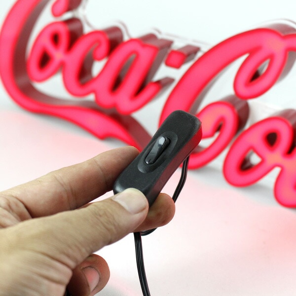 コカコーラブランド 「ミニ レタリング LEDサイン」 PJ-LED03 COCA
