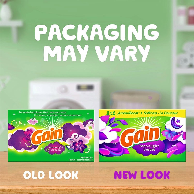 シート柔軟剤 ゲイン ムーンライトブリーズ 120枚 Gain P&G 乾燥機用 柔軟シート