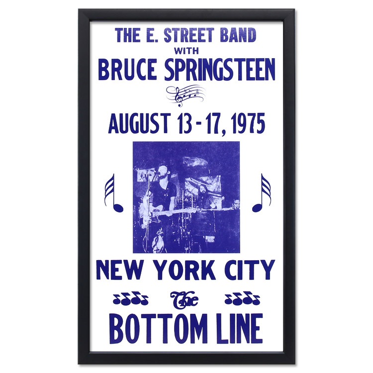 額入りバンドポスター ブルース・スプリングスティーン AUGUST13-17