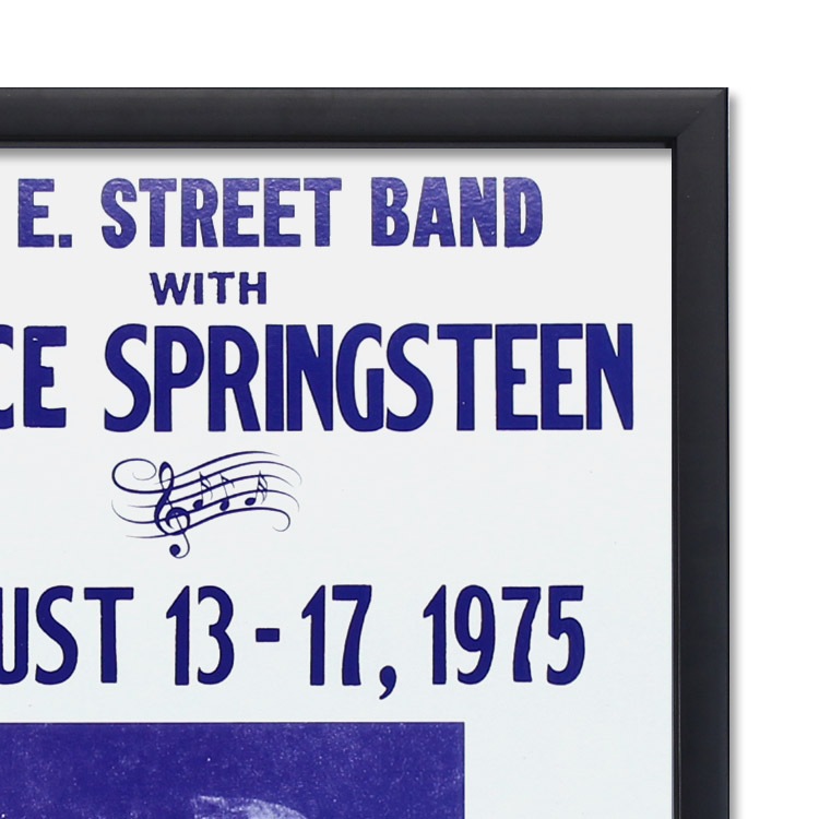 額入りバンドポスター ブルース・スプリングスティーン AUGUST13-17