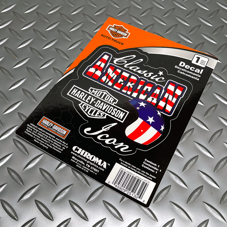 【メール便発送】ステッカー ハーレーダビッドソン デカール PATRIOTIC CG25132 Harley-Davidson シール デカール カスタマイズ アメリカン雑貨