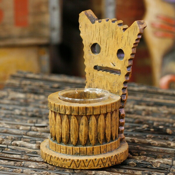 Angry Tiki Votive Candle Holder アングリーティキ キャンドルホルダー #7398 アメリカ雑貨 アメリカン雑貨