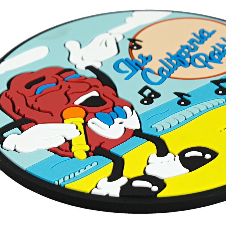 メール便発送】ラバーコースター RAISINS レーズン 直径9.5cm ラバー製