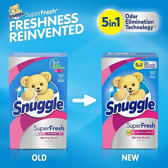 シート柔軟剤 スナッグル スーパーフレッシュ スプリングバースト 70枚 Snuggle 乾燥機用 柔軟シート アメリカ製 アメリカ雑貨たっぷり70枚。乾燥機用のシートタイプ柔軟剤。