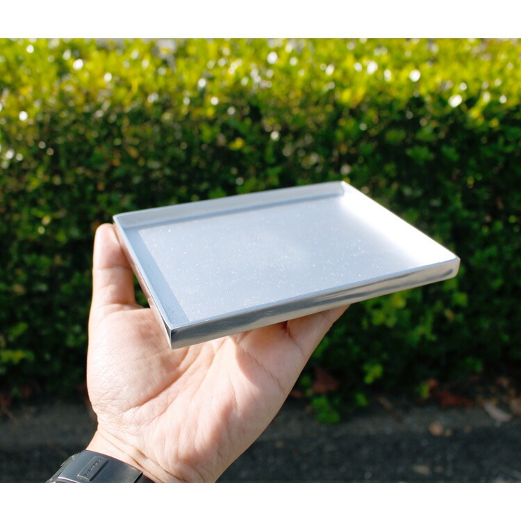 メール便発送】アルミニウムトレイ レクタングルズ Lサイズ おしゃれ