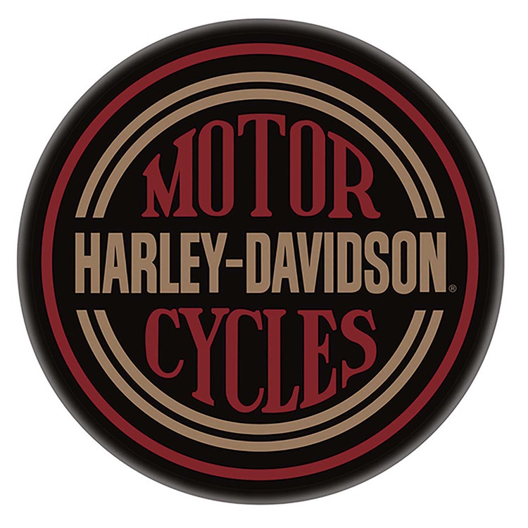 HARLEY-DAVIDSON ハーレーダビッドソン MOTOR CYCLES バースツール（シングルリング） HDL-12140  360度回転 アメリカ雑貨 アメリカン雑貨【期間限定セール】クロームの輝きと重厚なデザイン。