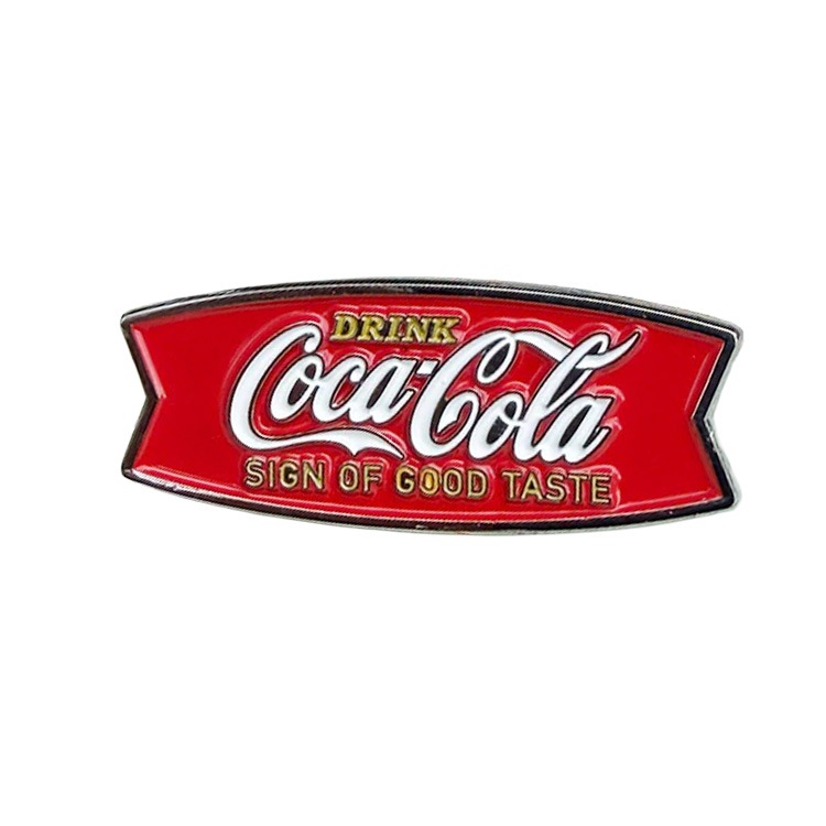【メール便発送】コカ・コーラ ピンズ ダイナー シリーズ  台紙サイズ 横6.4×縦8.5cm  亜鉛合金製 ピン おしゃれ アメリカ雑貨 アメリカン雑貨バッグやポーチにつけて気軽にアメリカンな雰囲気に。