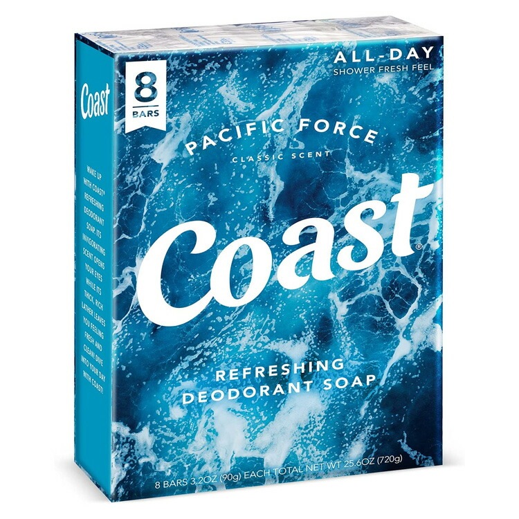 せっけん コースト 石鹸 クラシックセント 113g×8個パック COAST