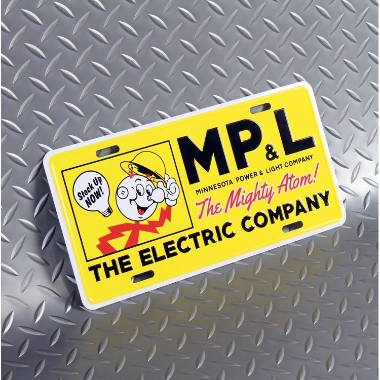 【メール便発送】CMプレート F.E.P.C  MP&L CMP-150 縦15.3×横30.3cm ナンバープレート型 インテリア 看板 アルミ製 アメリカン雑貨飾るだけでかっこいい アメリカンプレート。