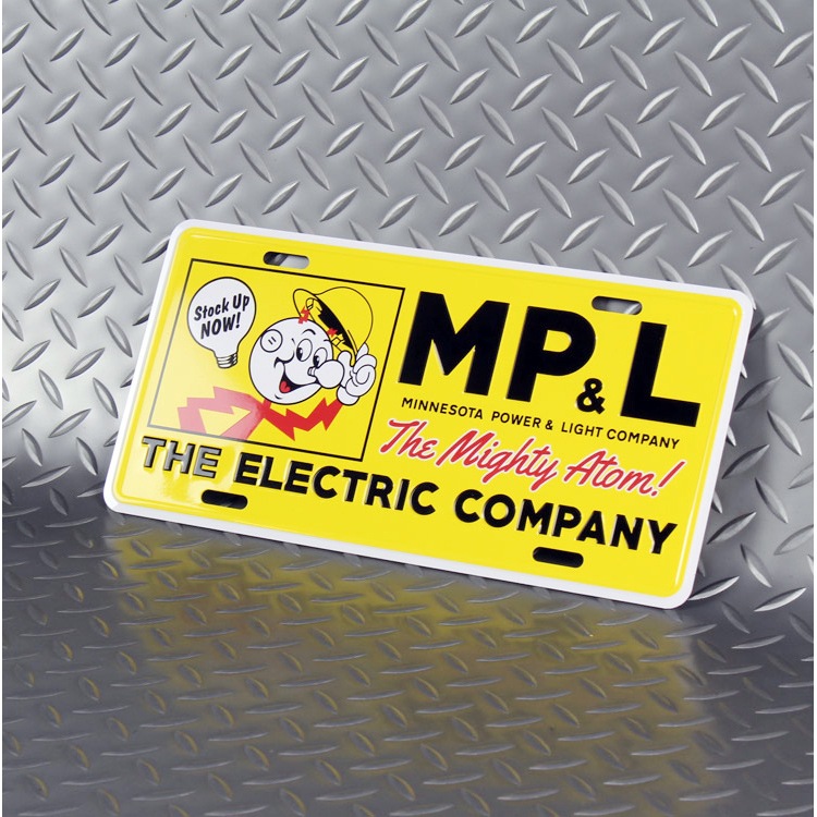 【メール便発送】CMプレート F.E.P.C  MP&L CMP-150 縦15.3×横30.3cm ナンバープレート型 インテリア 看板 アルミ製 アメリカン雑貨飾るだけでかっこいい アメリカンプレート。