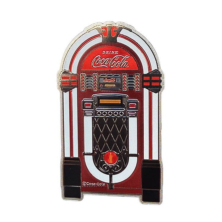 【メール便発送】コカ・コーラ メタル メタル マグネット ダイナー シリーズ  パッケージサイズ 7.8×14.8cm 磁石 アルミ アメリカ雑貨 アメリカ雑貨冷蔵庫などにつけて気軽にアメリカンダイナーな雰囲気に。
