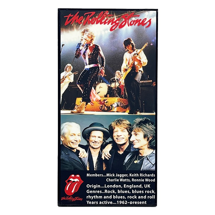 【ラスト1枚、額付】ローリングストーンズ展ポスター② ROLLINGSTONES アートフレーム ロックフレーム ローリングストーンズ #2 縦30.5×横