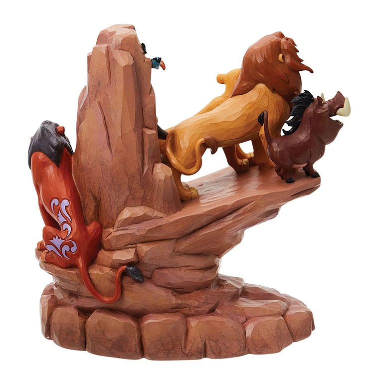 フィギュア ディズニー ライオン・キング プライドロック 約23cm enesco Disney Traditions ライオンキング レジン製 人形 置物【メーカー直送】【同梱不可】【あす楽不可】【代引き不可】