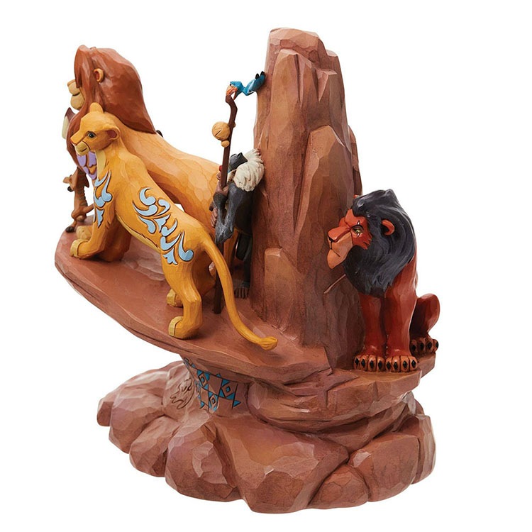 フィギュア ディズニー ライオン・キング プライドロック 約23cm enesco Disney Traditions ライオンキング レジン製 人形 置物【メーカー直送】【同梱不可】【あす楽不可】【代引き不可】