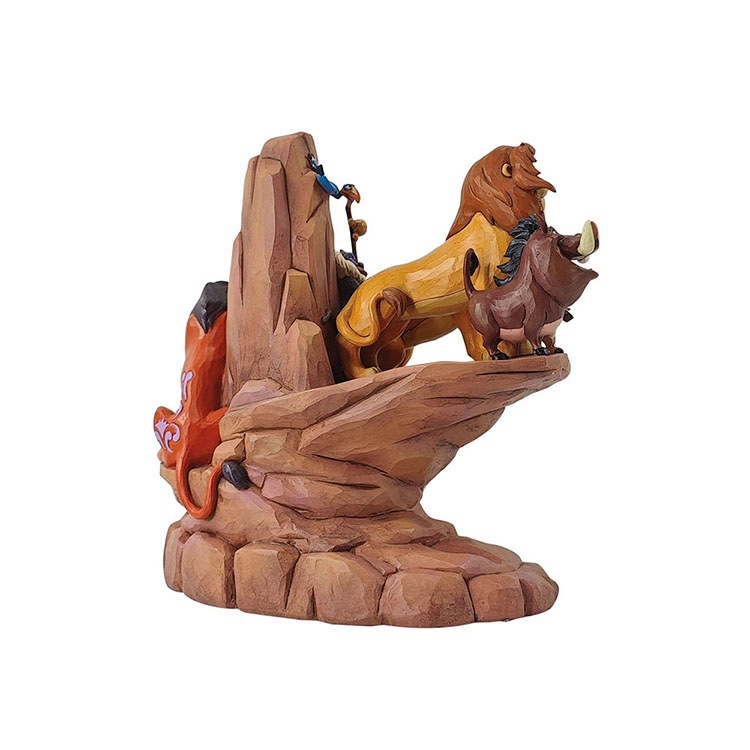 フィギュア ディズニー ライオン・キング プライドロック 約23cm enesco Disney Traditions ライオンキング レジン製 人形 置物【メーカー直送】【同梱不可】【あす楽不可】【代引き不可】