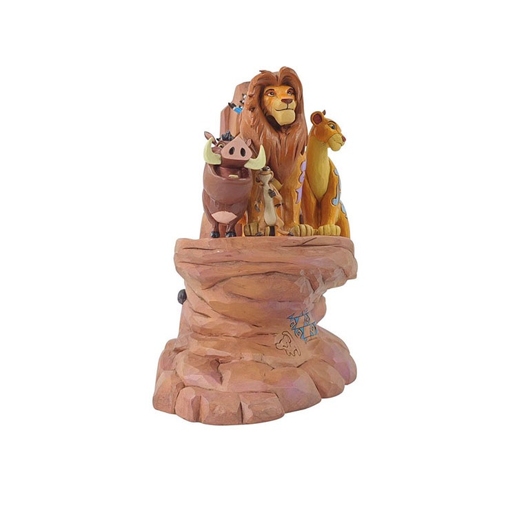 フィギュア ディズニー ライオン・キング プライドロック 約23cm enesco Disney Traditions ライオンキング レジン製 人形 置物【メーカー直送】【同梱不可】【あす楽不可】【代引き不可】