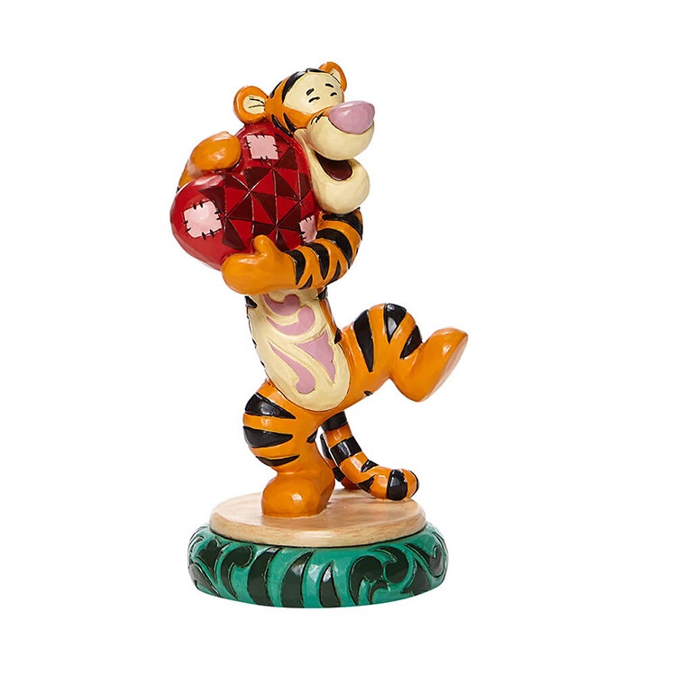 フィギュア ディズニー ティガー ホールディングハート 14.5cm enesco Disney Traditions レジン製 インテリア小物 おしゃれ キャラクター【メーカー直送】【同梱不可】【あす楽不可】【代引き不可】
