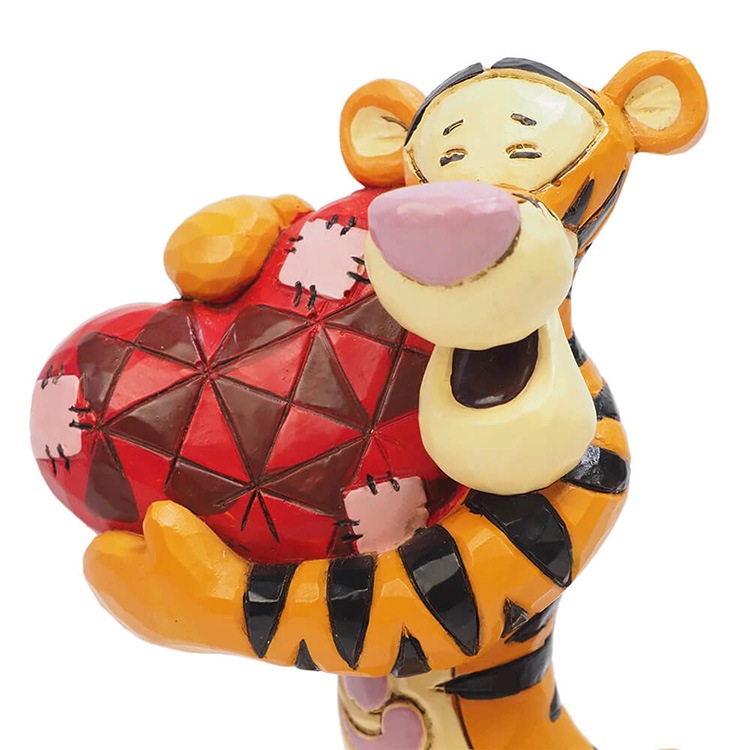 フィギュア ディズニー ティガー ホールディングハート 14.5cm enesco Disney Traditions レジン製 インテリア小物 おしゃれ キャラクター【メーカー直送】【同梱不可】【あす楽不可】【代引き不可】