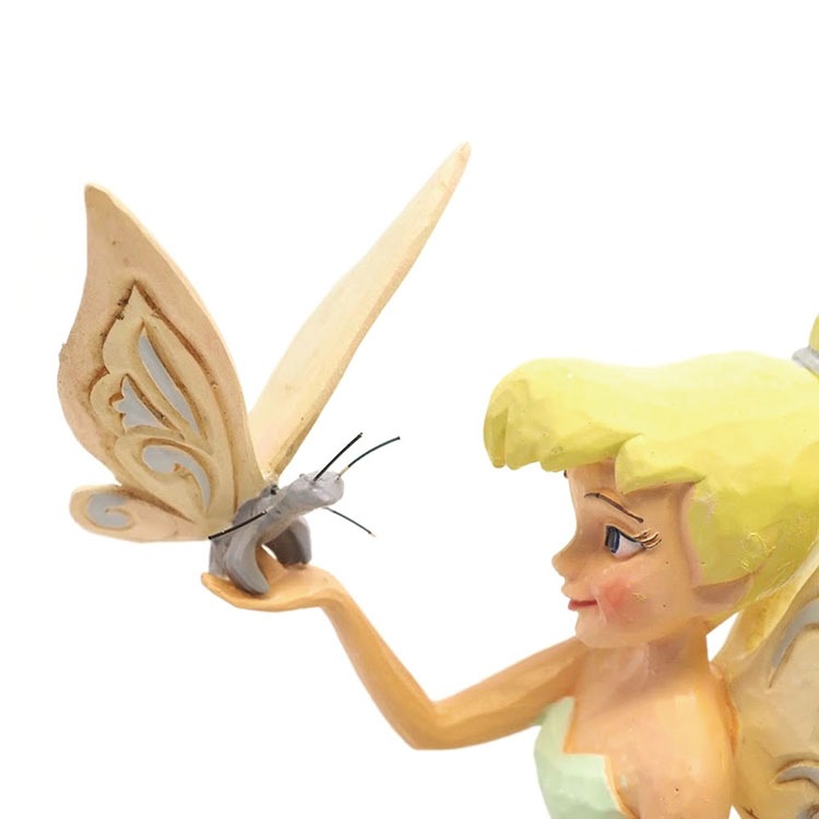 フィギュア 置物  ティンカー・ベル ホワイトウッドランド 約15cm enesco Disney Traditions ピーターパン スタチュー レジン製 キャラクター 人形【メーカー直送】【同梱不可】【あす楽不可】【代引き不可】