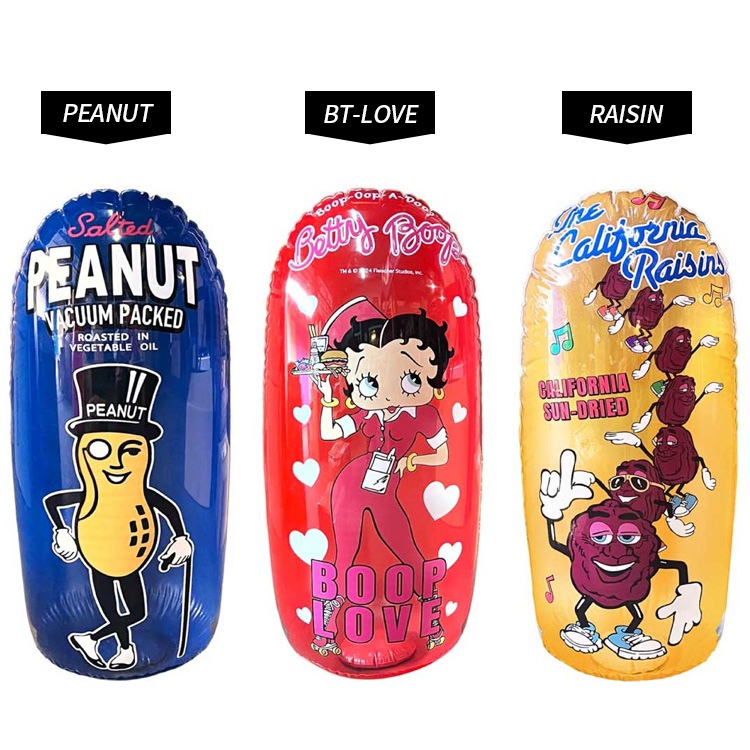 インフレータブル パンチバッグ 幅34×高さ84cm PVC製 キャラクター アメリカン雑貨 アメリカ雑貨 キャラクター オブジェ 雑貨 おしゃれ かわいい