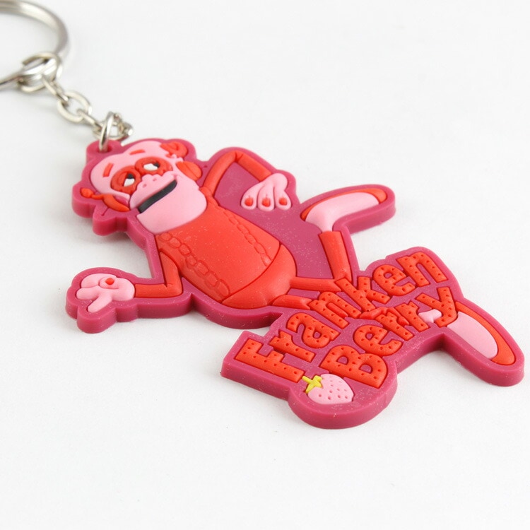 【メール便発送】キャラクターラバーチェーン Franken Berry / フランケンベリー キャラクターサイズ：高さ7×幅5cm ラバー製