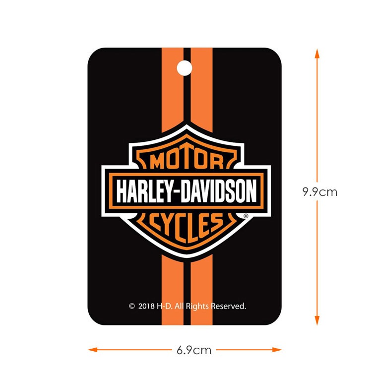【メール便発送】芳香剤 ハーレーダビッドソン ペーパーエアフレッシュナー 2P（バニラ）#5567 Harley-Davidson カーアクセサリー 吊り下げタイプ アメリカン雑貨