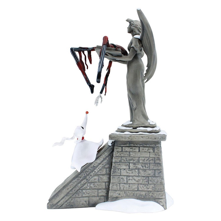  ライト フィギュア ディズニー サンタジャック＆ライトアップゼロ 約23cm ディズニー enesco Disney Showcase レジン製 ナイトメア【メーカー直送】【同梱不可】【あす楽不可】【代引き不可】