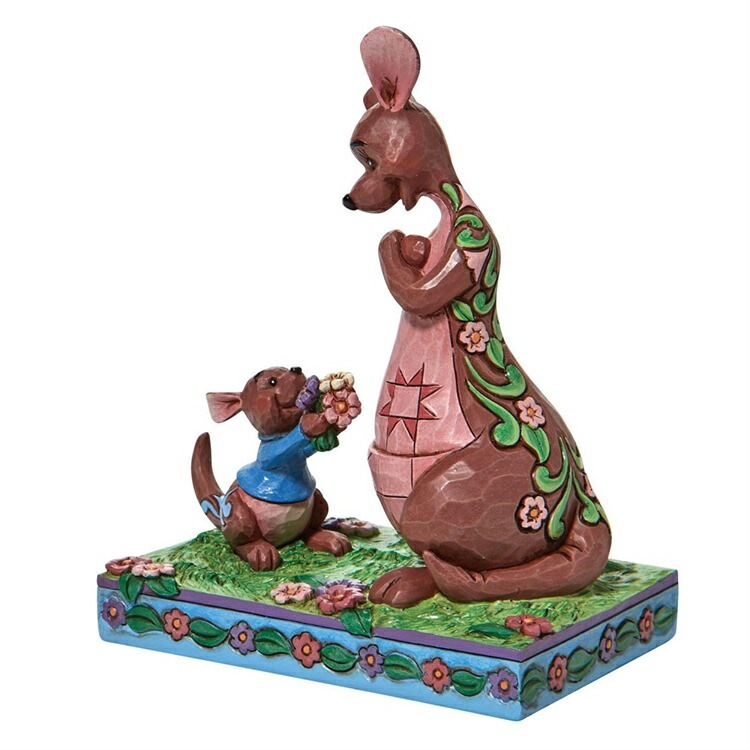 ディズニー  ギビング カンガ フラワーズ フィギュア 高さ15.6cm くまのプーさん 母の日 JIM SHORE enesco Disney Traditions【メーカー直送】【同梱不可】【あす楽不可】【代引き不可】