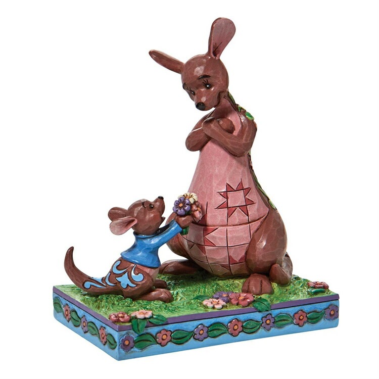 ディズニー  ギビング カンガ フラワーズ フィギュア 高さ15.6cm くまのプーさん 母の日 JIM SHORE enesco Disney Traditions【メーカー直送】【同梱不可】【あす楽不可】【代引き不可】