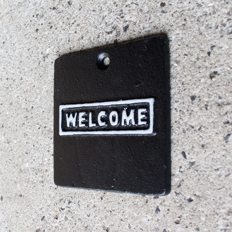 未使用⭐︎カフェ風⭐︎Wellcomeアイアンプレート 楽天市場】【あす楽】 ウェルカムプレート WELCOME アイアン アイアン