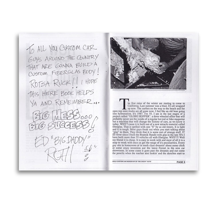 ED ROTH BOOK ”HOW TO BUILD CUSTOM CAR BODIES” カスタムカーボディの作り方 | その他 ...