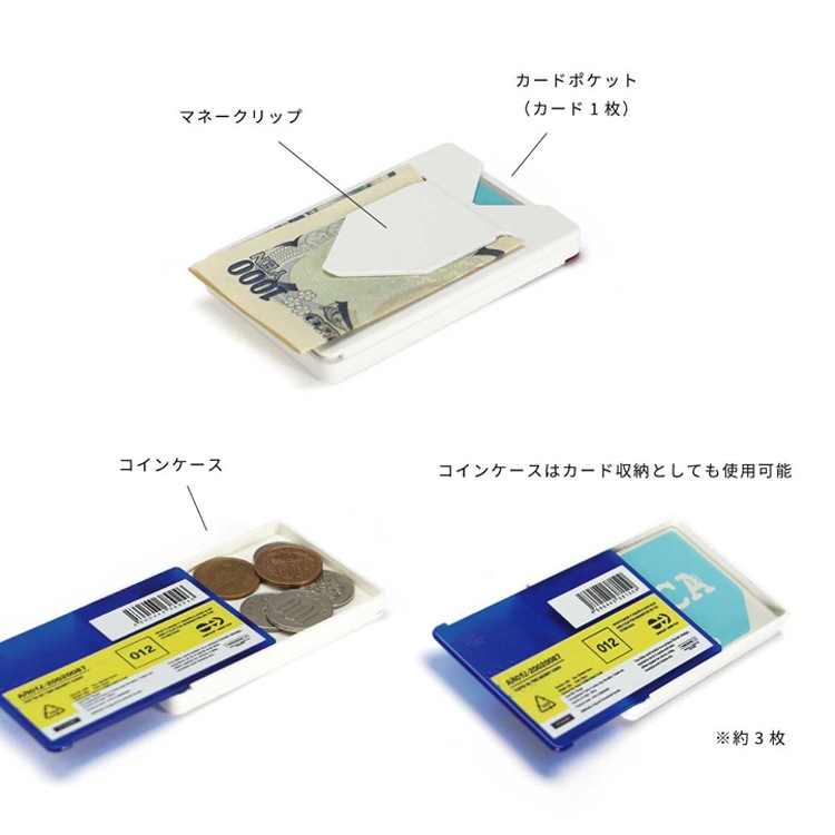 メール便発送】マネークリップ コインケース アナハイム マネーカード