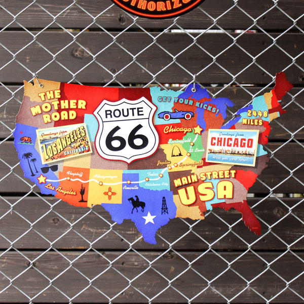 ROUTE66 グッズ 看板 スティールサイン ルート66 BS0273 ROUTE66 グッズ 看板 スティールサイン ルート66 BS0273