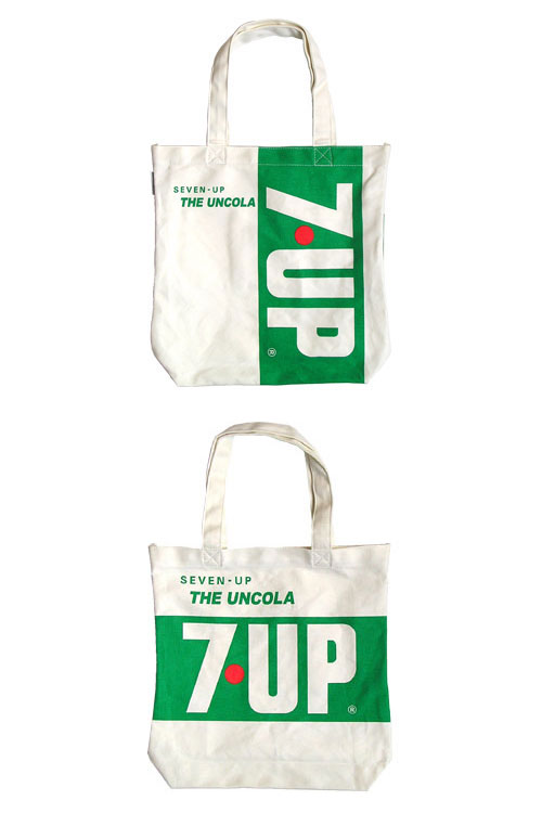 【メール便発送】7up セブンアップ キャンバストートバッグTHE UNCOLA 7UP アメリカ雑貨 アメリカン雑貨　