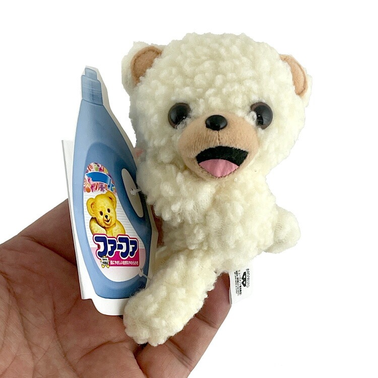 ぬいぐるみ ファーファ ボールチェーン付き ぬいぐるみ 「A」 だっこ 高さ9.5cm ポリエステル製 キーホルダー プライズ景品 スナッグル キャラクター アメリカン雑貨