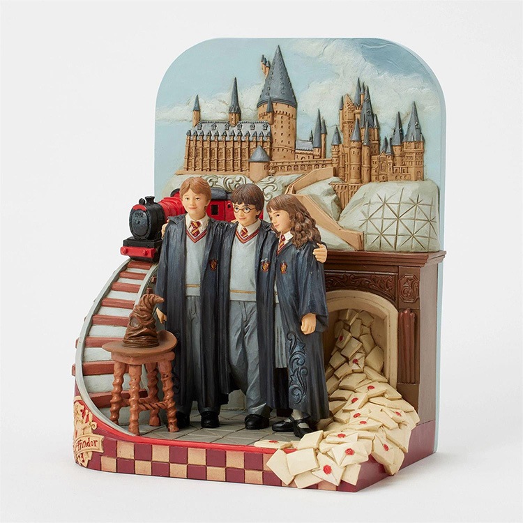 置物 フィギュア ハリーポッター トリオ キャッスルシーン 23cm ハリーポッター ハリー ロン ハーマイオニー Harry Potter enesco JIM SHORE【メーカー直送】【同梱不可】【あす楽不可】【代引き不可】