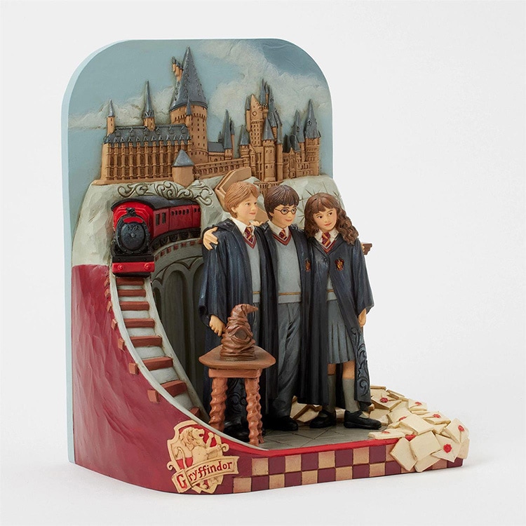 置物 フィギュア ハリーポッター トリオ キャッスルシーン 23cm ハリーポッター ハリー ロン ハーマイオニー Harry Potter enesco JIM SHORE【メーカー直送】【同梱不可】【あす楽不可】【代引き不可】