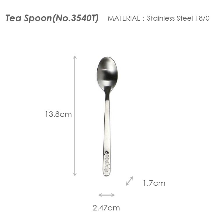 カトラリー ティースプーン 縦13.8×横2.47×厚み1.7cm ステンレス スチール 小さめ ミニスプーン 機内用 航空 アップグレード Upgrade CUTLERY