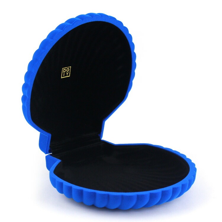 アクセサリーケース DOIY ヴィーナス 貝型ジュエルケース ブルー