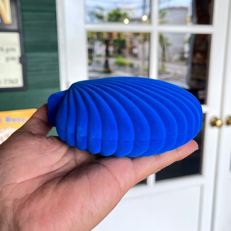 アクセサリーケース DOIY ヴィーナス 貝型ジュエルケース ブルー