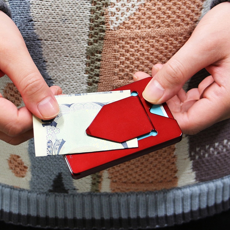 メール便発送】マネークリップ コインケース アナハイム マネーカード