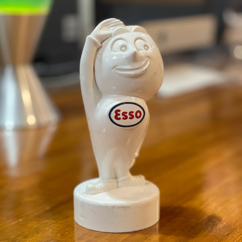 ヴィンテージコレクション ESSO エッソ コレクションバンク プラスチック製 年代不明 貯金箱 アメリカ雑貨 アメリカン雑貨　