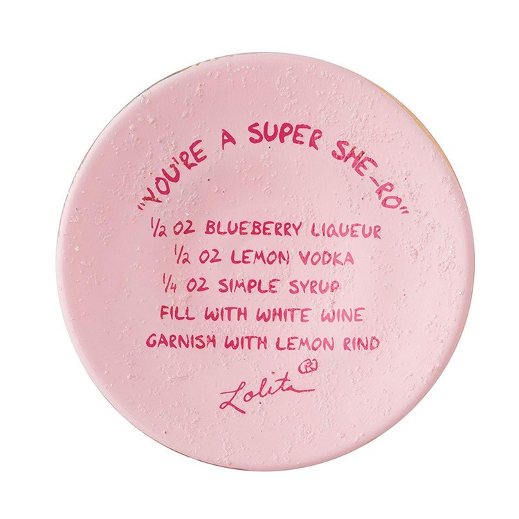 ワイングラス Super She-Ro 高さ22.4cm 440ml ガラス製 ロリータ パーティ グラス 食器 キッチン雑貨 おしゃれ Lolita enesco【メーカー直送】【同梱不可】【あす楽不可】【代引き不可】