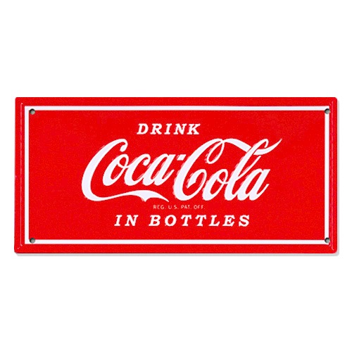 Coca-Cola コカ・コーラ 王冠型 ティンプレート 看板 サイン