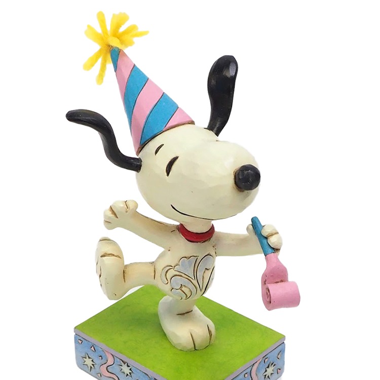 置物 フィギュア SNOOPY スヌーピー バースデー 13.3cm スヌーピー