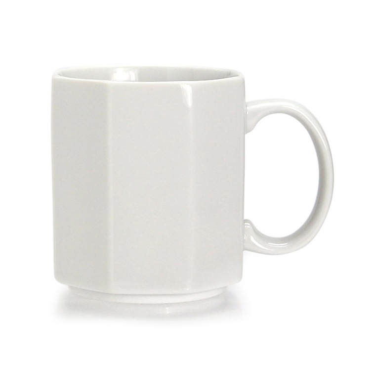 マグカップ 日本製 ポーセリン メジャリング マグ 陶磁器 300ml 目盛り付き 八角形 シンプル おしゃれ プレゼント DETAIL好みの濃さのドリンクを楽しめる目盛付きマグ。スタッキングも可能！