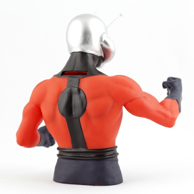 バストアップ ソフビバンク 貯金箱 Ant-Man アントマン アメキャラ アメリカ雑貨 アメリカン雑貨