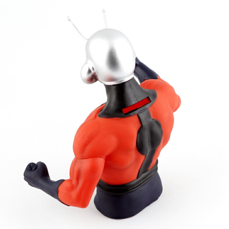 バストアップ ソフビバンク 貯金箱 Ant-Man アントマン アメキャラ アメリカ雑貨 アメリカン雑貨